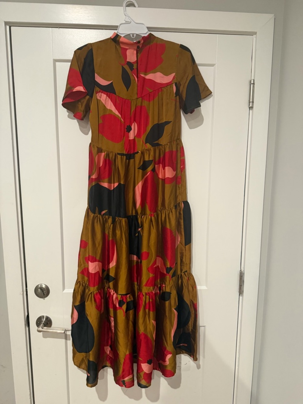 Anthropologie Corey Lynn Calter Gianna Tiered Maxi Dress Size XS - Picture 8 of 9